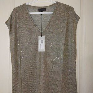 👕 Upgrade your style with the bold and stylish EVA KAYAN HOT63 Gold Studded Top